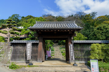 Fototapeta premium 愛媛 宇和島城 上り立ち門