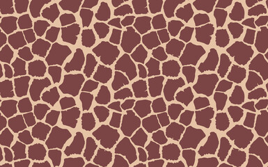 Obraz premium Abstract modern giraffe seamless pattern. Animals trendy background. Colorful decorative vector stock illustration for print, card, postcard, fabric, textile. Modern ornament of stylized skin