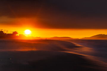 sunrise in Brazil beach
