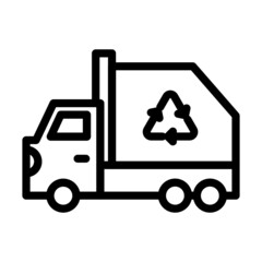 garbage truck icon