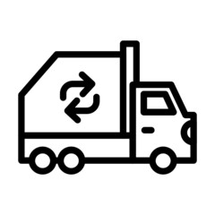 garbage truck icon