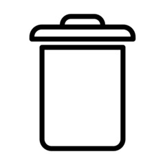 rubbish bin icon