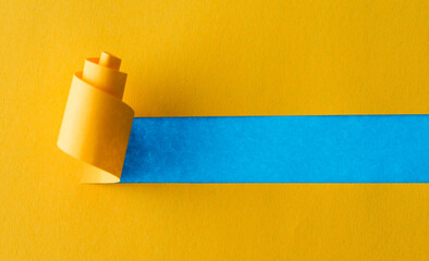 Torn paper with space for your message