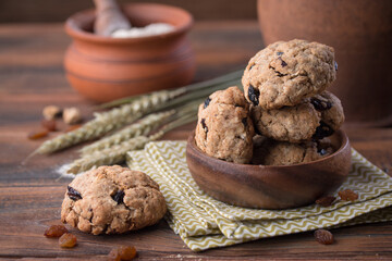 Homemade cookies on a plate