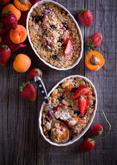 healthy breakfast with muesli