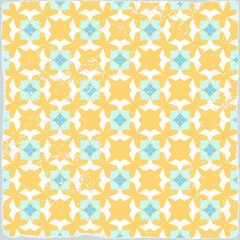Traditional ornate portuguese tiles azulejos. Vintage pattern for textile design. Geometric mosaic, majolica. Seamless geometric pattern. Vector decorative background. Vintage floral pattern.