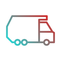 garbage truck icon