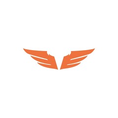 wing logo template vector icon illustration