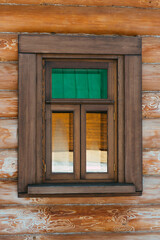 old wooden window