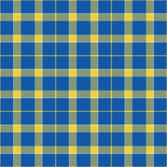 Tartan  Plaid  Seamless Pattern   flag Ukraine - 494200213