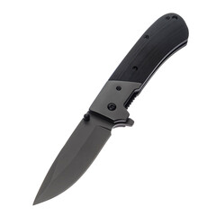 Knife tourist, hunting, tactical, military for survival and self-defense. Steel blade. An isolated...