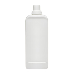 Cosmetic bottles with lid isolated on white background. Bottle with hand sanitizer. Antimicrobial liquid gel. Hand hygiene. Shampoo bottle. Medicine bottle. Liquid soap.