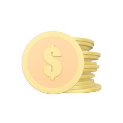 gold dollar sign