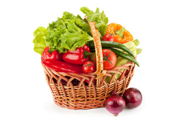 Fresh and ripe vegetables. Healthy organic food.