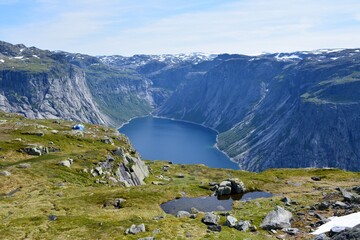 lake in the mountains
