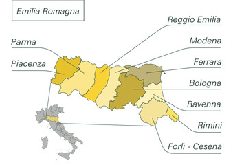Province Regione Emilia-Romagna © Intermezzi Editore