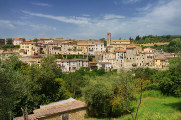 Fototapeta na wymiar Tarano, old village in Rieti province, Italy