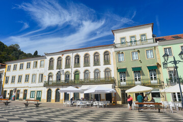 Fototapeta premium Praça da República in Tomar, Portugal 