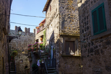 Fototapeta na wymiar Vitorchiano, medieval village in Viterbo province