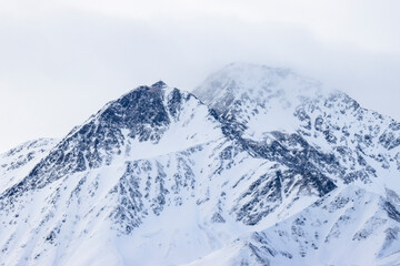 Fototapeta na wymiar In Austria in winter with snow and mountains!