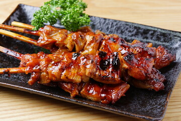 焼鳥　ネギマ