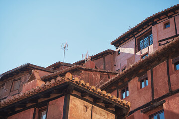 Fototapeta na wymiar Albarracin medieval town village at Teruel Spain