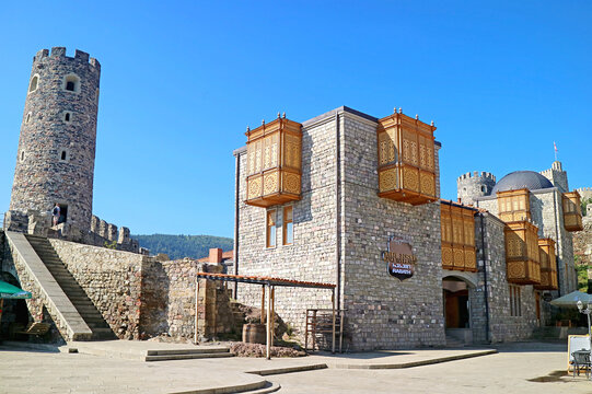 Inside the Historic Complex of Ratati Fortress, Also Known As Akhaltsikhe Castle in Samtskhe-javakheti Region, Georgia, Europe