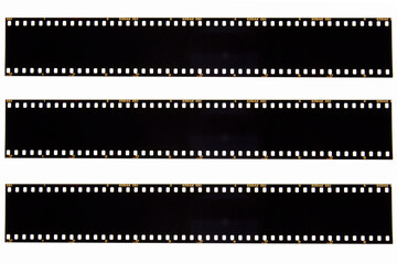 film strip isolated on white