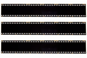 film strip isolated on white