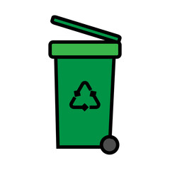 rubbish bin icon