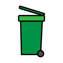 rubbish bin icon