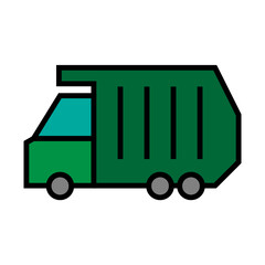 garbage truck icon