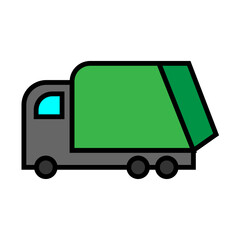 garbage truck icon
