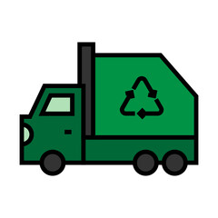 garbage truck icon