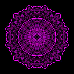 purple ornament with black stripes and background decoration