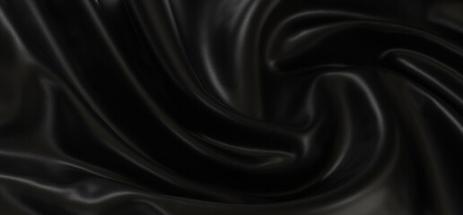 Obraz premium Black background with 3d shape. 3d illustration, 3d rendering..