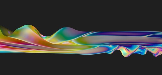 holographic Abstract Low-Poly background. triangulated texture. Design 3d