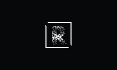 Alphabet letter icon logo R
