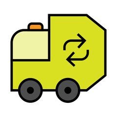 garbage truck icon