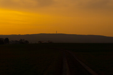 Taunus Abend Himmel Funkturm