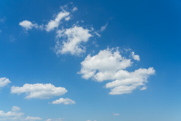 Cloud and blue sky for background