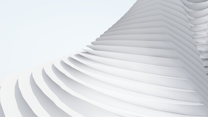 Naklejka premium Futuristic architecture background 3d rendering