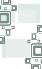 abstraction from squares, gray squares on a white background
