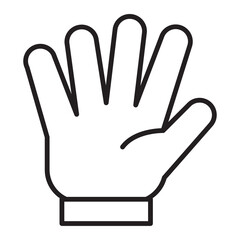 Illustration of Hand Gesture of Greeting design icon