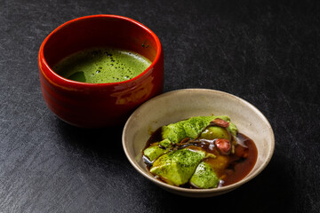 和菓子、夏。　Summer Japanese sweets (wagashi)