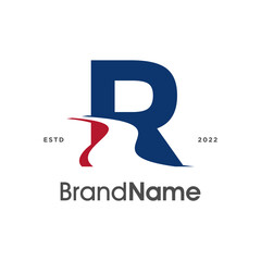 Initial R Road Way Logo