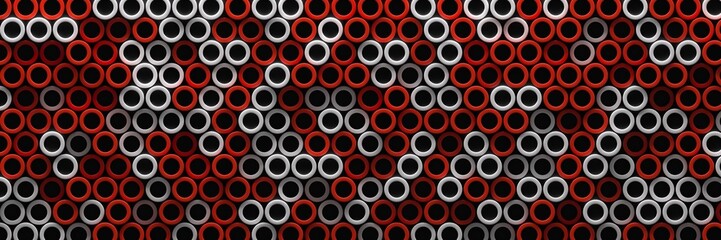 Background of pipes. Geometric structure. 3D visualization