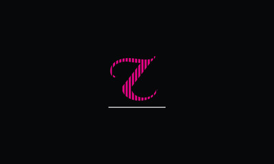 Alphabet letter icon logo Z
