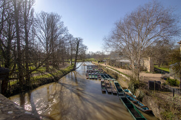 The River Cherwell in Oxford, UK