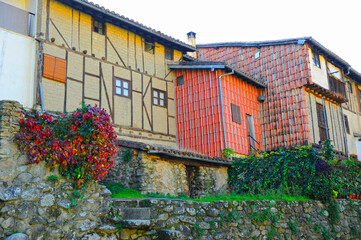 Viajar por Extremadura. Casas de la Judería de Hervás, provincia de Cáceres, Extremadura,...